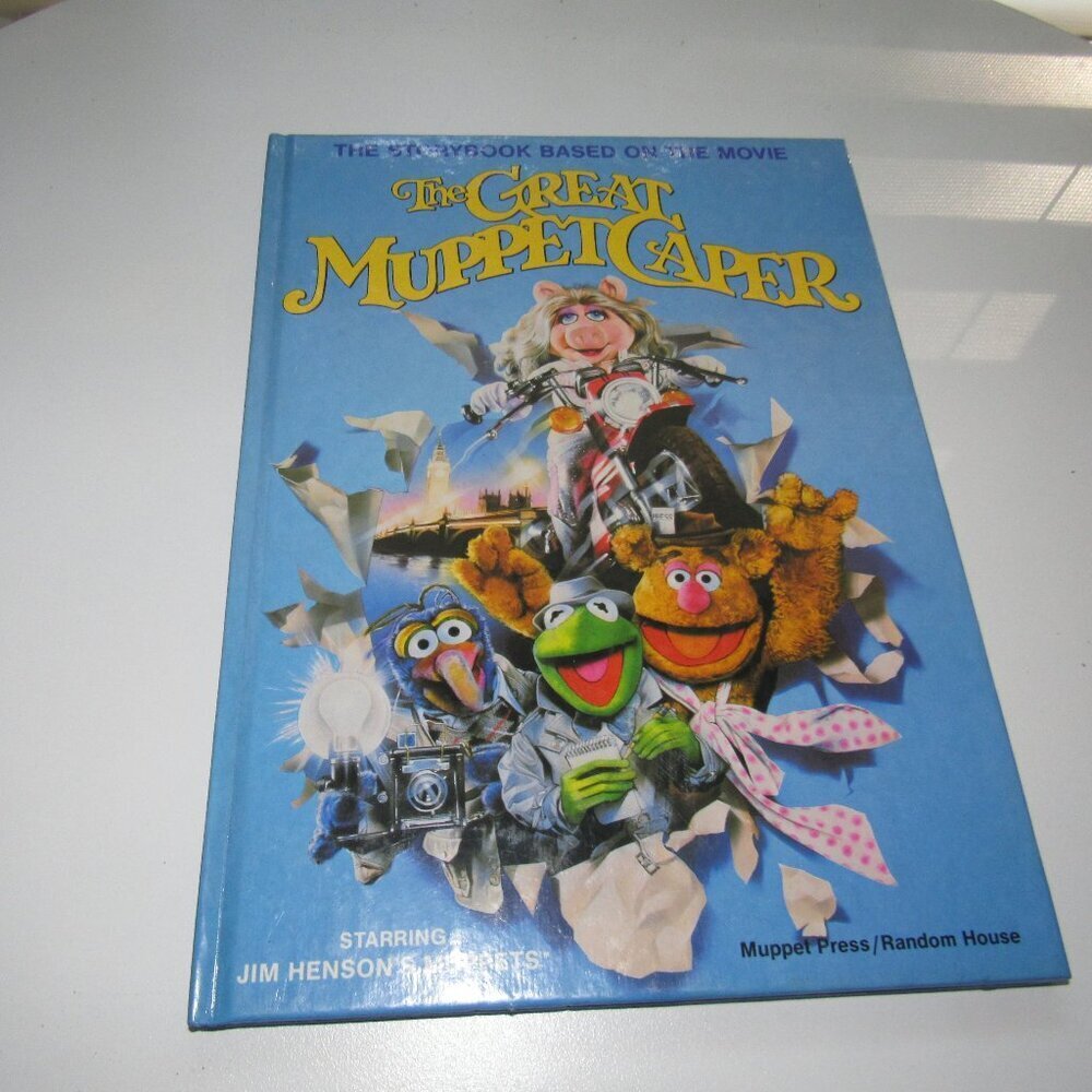Vintage The Great Muppet Caper Storybook • Muppet Press/Random House 1981 • HC
